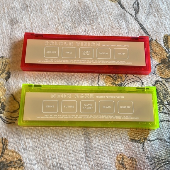 Colourpop Colour Vision & Neon Gaze Palettes - Brand New - Picture 6 of 7